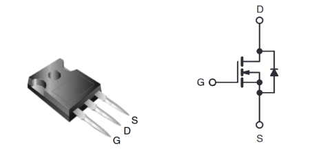 IRFP460PBF JSMSEMI полевой транзистор (MOSFET), N-канал, 500 В, 20 А, TO-247AC