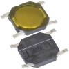 Тактовая кнопка RUICHI IT-1187N, 6.4x5.2x0.8 мм, без толкателя, 50 мА, 12 В, 100 мОм