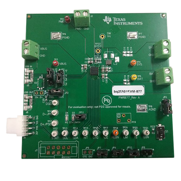 BQ25601EVM-877 (Оценочные и демонстрационные платы и комплекты TI)