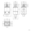 Разъем питания сетевой C20 IEC 320 AC-012 RUICHI, 3 контакта, 250 В, 10 А, -25…+70 °C, нейлон, черный