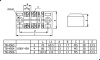 Клеммная колодка винтовая с крышкой RUICHI TB-4503, 6 контактов, М5, 45 А, 600 В, -40…+80 °С, корпус пластик модифицированный