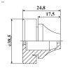 Кабельный ввод ZTM-ELECTRO ZRS M32G, EPDM