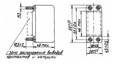 Контактор РНЕ31 12В