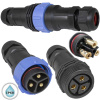 Разъём герметичный RUICHI SZC-450-3P IP68 (250V 52A), 3 контакта
