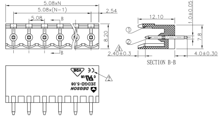 2EDGV-5.08-08P-14-00A(H)