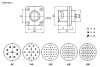 Разъём быстроразъёмный RUICHI FQ30-14pin ZK, 14-ти контактный