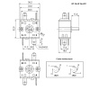 Переключатель поворотный RUICHI RT-18-4P On-Off 1/2A