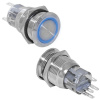 Кнопка антивандальная RUICHI LAS1-AGQ-11ZE/B/N, ON-ON, рабочая температура -25…+55 °C, никелированная латунь
