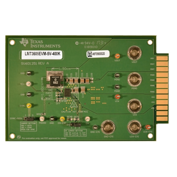LM73605EVM-5V-400K (Импульсные источники питания TI)