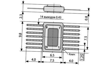 Микросхема 109ЛИ1 (201*г)