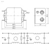 Сетевой фильтр RUICHI DL-8T1 8A. 250V, 4,7 нФ