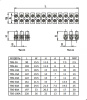 Клеммная колодка винтовая типа U RUICHI TBS-10A, 12 контактов, 10 А, 400 В, корпус нейлоновый белый