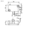 Микропереключатель RUICHI KW7-07-04, 15.9х10.3х27.8 мм, ON-(ON), SPDT 3P, 250 В, 5 А, 30 мОм, -25...+85 °C