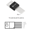LM2576T-12 HXY DC/DC понижающий преобразователь 12 В, 3 А, 52 кГц, TO-220-5