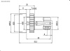 Кнопочный переключатель RUICHI LXA2 (3SA5)-EA131, OFF-(ON)