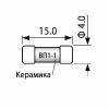 Вставка плавкая (предохранитель) ВП1-1 0.5А, Радиодеталь, 250 В, 0,5 А