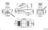 Разъём RJ RUICHI RJ45 (TP-8P8C) UTP, 1 гнездо