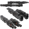 Коннектор для солнечных батарей RUICHI DF-2601A-2P (MC4 AB), универсальный