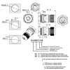 Разъём герметичный RUICHI RJ45M25Z1-6B
