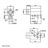 Разъём аудио RUICHI TKX2-2.5-02 PCB jack, гнездо на плату