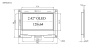 2.42-дюймовый модуль OLED-дисплей RUICHI, DSM-OLED-2.42-7P-W, разрешение 128x64 пикселей, интерфейс SPI/I2C, белый