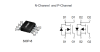 IRF7319 HXY полевой транзистор (MOSFET) N+P, 30 В / -30 В, 6 А / -5.5 А, 40 мОм, 5.2 нКл, SOP-8