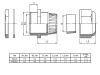 Кабельный ввод RUICHI M(G)10 (2-4) Черный, полипропилен