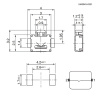 Тактовая кнопка RUICHI KAN3541A-0321B, 4x3.2x1.2 мм