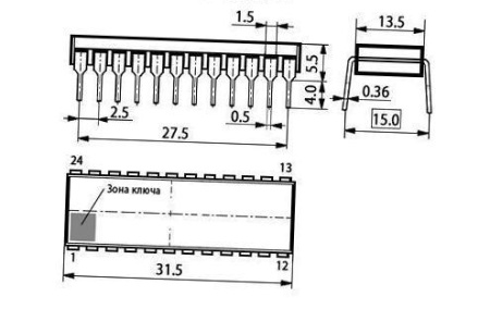 Микросхема КР1506ХЛ1