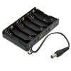 Батарейный отсек RUICHI AA 6x1 DC2.1*5.5 мм (L)=15CM, с разъёмом