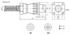 Разъём быстроразъёмный RUICHI FQ24-19pin ZPK-12, 19-ти контактный