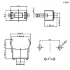 Тактовая кнопка RUICHI IT-0343, 6.1x3.5x4.5 мм, OFF-(ON), 50 мА, 12 В, 100 мОм, пайка в плату