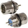 Разъём быстроразъёмный RUICHI XS9-2(Zn) panel plug, 2-х контактый