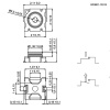 Высокочастотный разъем RUICHI RF0001-13313, под пайку