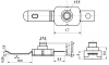 Кнопочный переключатель RUICHI PBS101C395, 1.5 A, 250 В, ON-OFF