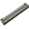 Клеммная колодка винтовая с крышкой RUICHI TB-3512, 24 контакта, М4, 35 А, 600 В, 8 AWG, 10 мм2, корпус пластик модифицированный