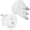 Клавишный переключатель RUICHI KCD5-101-C6-W/3P, ON-OFF, 3 контакта, белый