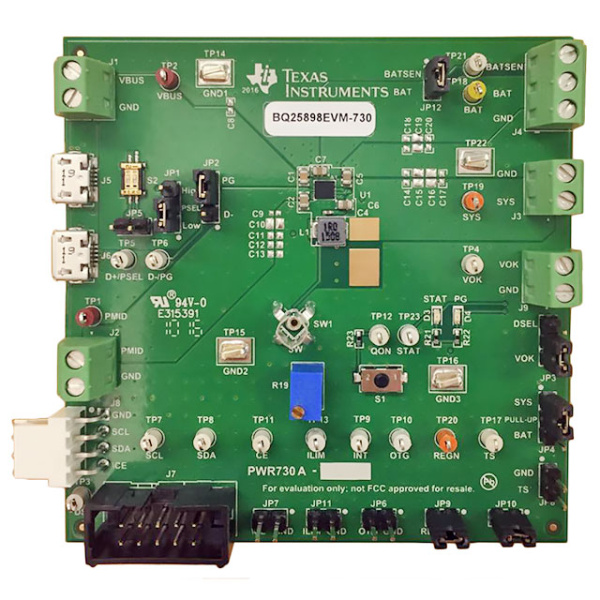 BQ25898EVM-730 (Оценочные и демонстрационные платы и комплекты TI)