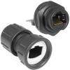 Герметичный круглый разъем для кабеля RUICHI, RJ45B-C-02, байонетное соединение