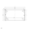 Корпус для РЭА приборный из алюминиевого профиля ZTM-ELECTRO Z35B-26, 100x129x71 мм