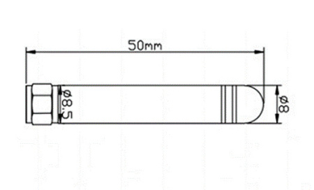 Антенна GSM RUICHI RANT GSM-01, разъём SMA-M прямой