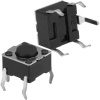 Тактовая кнопка RUICHI KAN0621-0431B, 6x6x4.3 мм, OFF-(ON), 50 мА, 12 В, 100 мОм