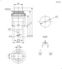 Кнопочный переключатель RUICHI DS-314, OFF-(ON)