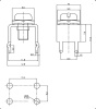 Клемма винтовая пластинчатая RUICHI K13 M4x9 мм, 18-14 AWG, лужёный металл