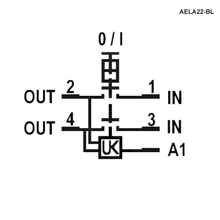 Кнопочный переключатель RUICHI AELA-22-BL