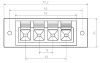 Клемма RUICHI 10-0034/24*70 мм, 4 шт.