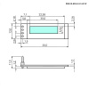 0.91-дюймовый модуль OLED-дисплей RUICHI, DSM-OLEDv2-0.91-4P-W, разрешение 128x32 пикселей, интерфейс I2C, драйвер SSD1306, белый
