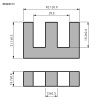Феррит RUICHI, EE42/21/15, PC40