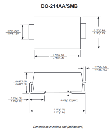 SS310B KUU диод Шоттки 100 В, 3 А, DO-214AA (SMB)