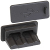 Силиконовая заглушка RUICHI для USB-разъема, -55...+80 °C, черная, со значком